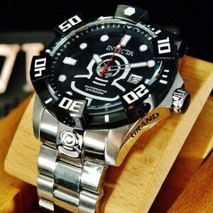 Men's Grand Diver Automatic 46mm Black Watch! New!